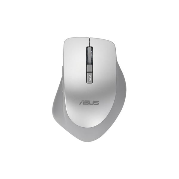 ASUS WT425 – Trådlös Mus 1600 DPI – Ergonomisk Högerhänt – USB 2.0 – Tyst – Justerbar Känslighet – Silver