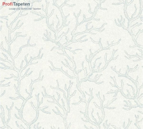 A.S. Creation Versace 3 344972 non-woven tapet natur 0,70 m x 10,05 m blå