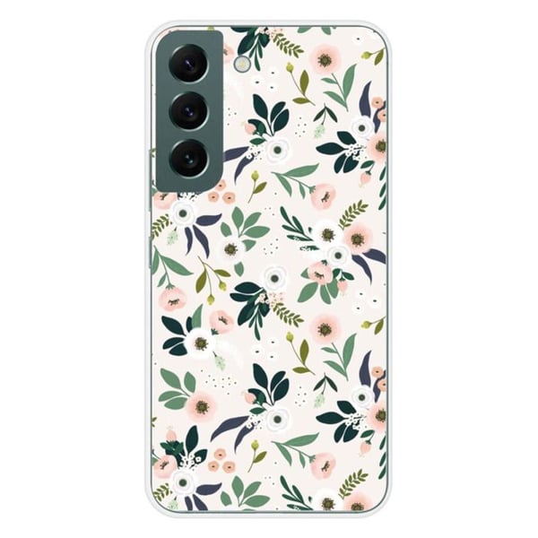 Silicone skal - Kompatibel med Samsung Galaxy S22 - blommönster