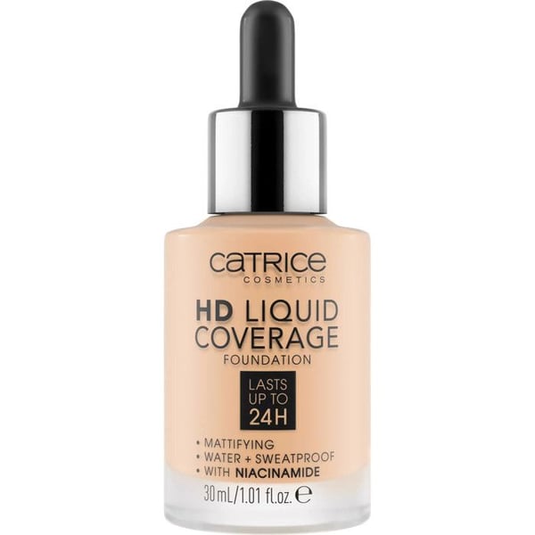 Catrice - HD Coverage Liquid Foundation - 05 Ivory Beige
