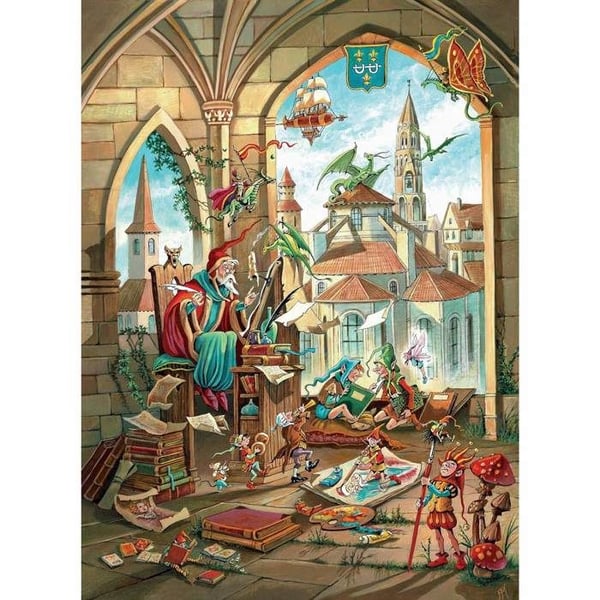Pussel Michèle Wilson - De lärande trollkarlarna från Magnin - WILSON SPEL