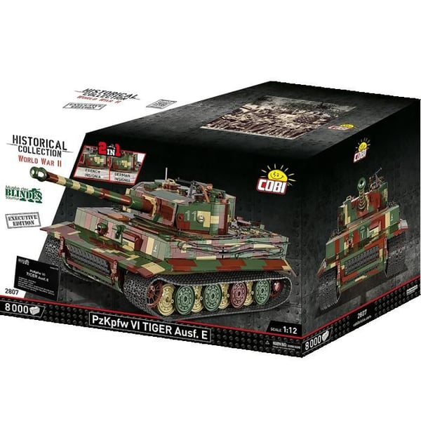 BYGGLEK - COBI - PZKPFW VI TIGER AUSF. E - Executive Edition - Grön - Blandat