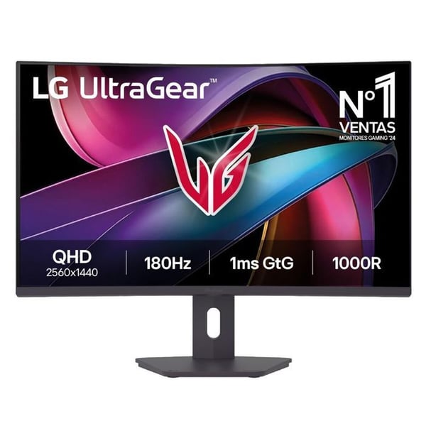 Monitor LG 32G600A-B 32" Quad HD 180Hz VA Curvo 1ms FreeSync Premium HDR10