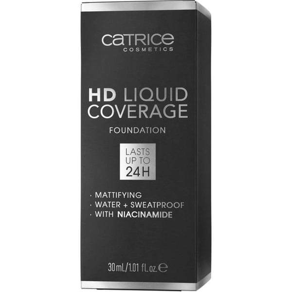 Catrice - HD Coverage Liquid Foundation - 05 Ivory Beige