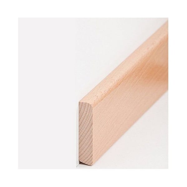 Plint i massivt trä 13 x 58 x 2400 mm Bok Plint av PROVISTON