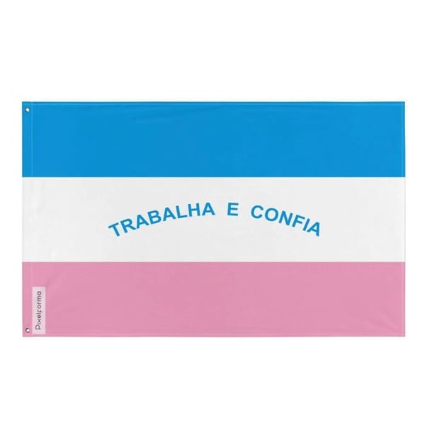 Flagga Espírito Santo – 160 x 240 cm – Resistenta Polyester – 2 Metallöglor – Inomhus / Utomhus – Pixelforma