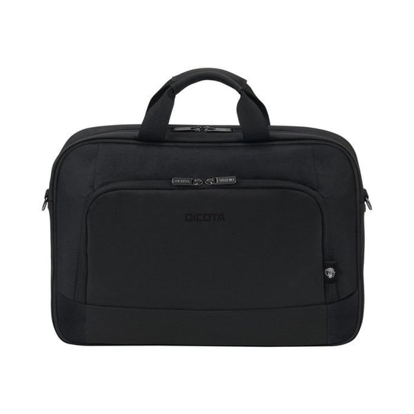 DICOTA Ekologisk Väska TOP TRAVELLER BASE Svart För Bärbar Dator 13"-14.1" Ultralätt Med Högdensitets Skumgaranti