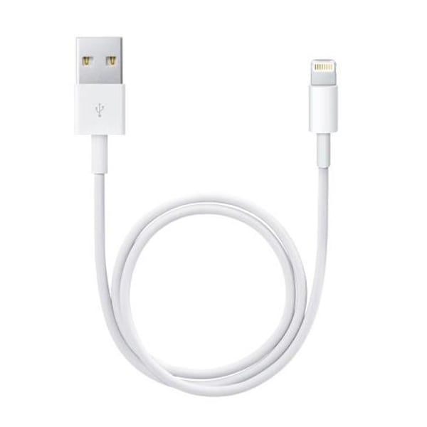 Kabel för Apple mobiltelefon CABLE LIGHTNING TILL USB 0.5M