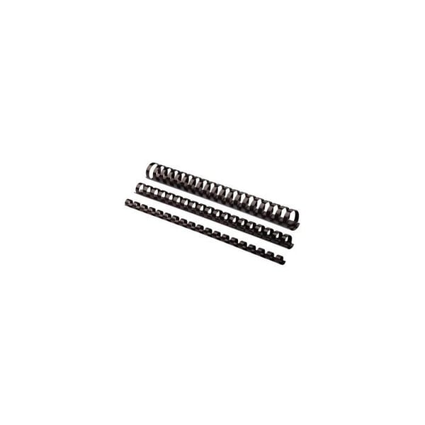Plastringar - Fellowes - 5349702 - 38 mm - Svart - Paket med 50 enheter