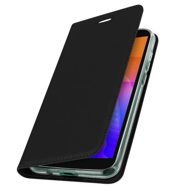 Hus - DUX DUCIS - Huawei Y5p - Ekoskinn - Video Stöd - Svart