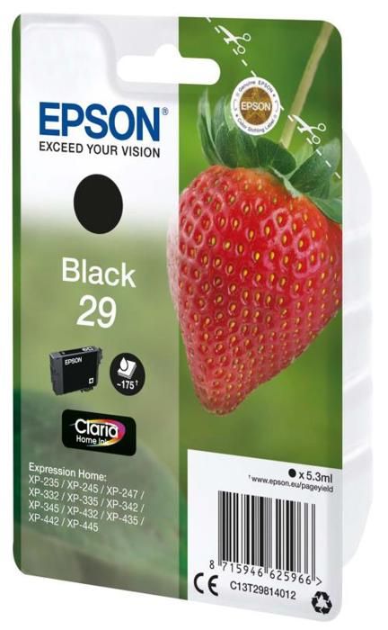 Epson STRAWBERRY svart bläckpatron