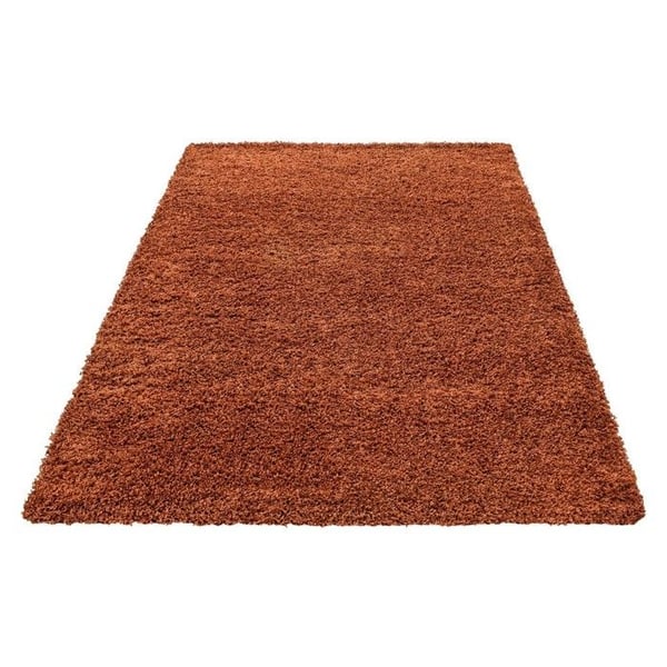 Tapis Shaggy - Ayyildiz - Terracotta - 200x200 cm - 30 mm - Inredning