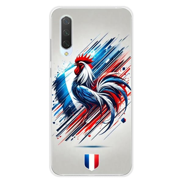 1001Coques - Silikonfodral kompatibelt med Xiaomi Mi 9 Lite - Fransk tuppmönster - Originaldesign tryckt i Frankrike 1001Coques - Silikonfodral kompatibelt med Xiaomi Mi 9 Lite - Fransk tuppmönster - Originaldesign tryckt i Frankrike