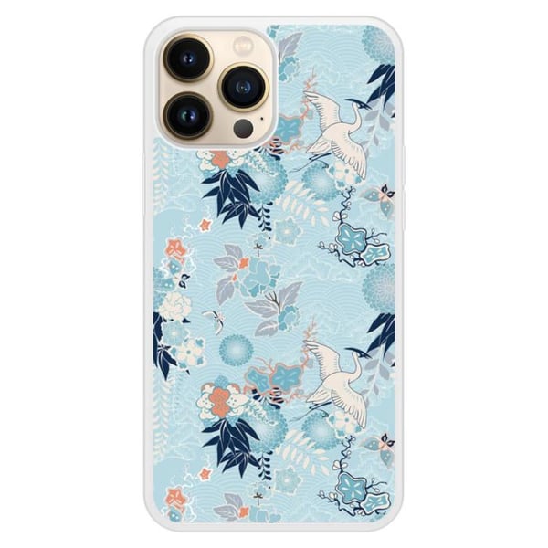 Siliconeförstärkt tryckt skal kompatibelt med Apple iPhone 13 Pro Max Kimono