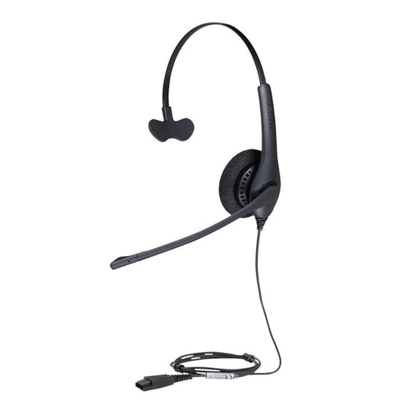 Hörlurar - Jabra - Biz 1500 Mono QD - Trådbunden - Över huvud - Bullerdämpande