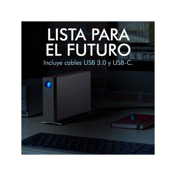 LaCie d2 Professional STHA10000800 Stationär hårddisk - 10 TB - USB 3.1 Typ C