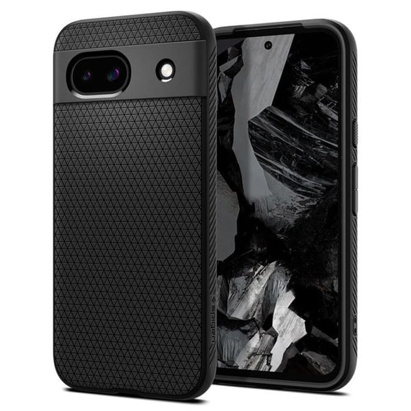 Spigen Liquid Air – Plånbok för Google Pixel 8A (mattsvart)