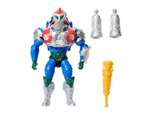Figur i miniatyr - MATTEL - Mekaneck - 14 cm - Tortugas Ninja - Rörlig med tillbehör