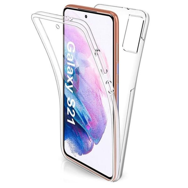 1001Coques - 360° helskal kompatibel med Samsung Galaxy S21 - Framskydd och baksida - Oförstörbar plast