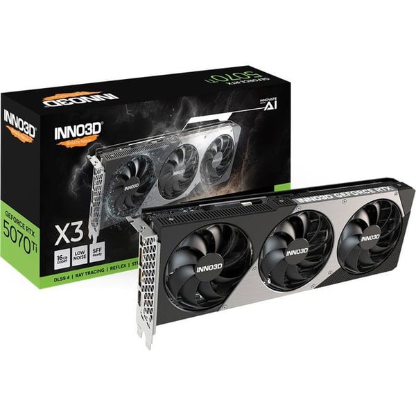 INNO3D - Grafikkort - NVIDIA RTX 5070Ti X3 - N507T3-16D7-176068N - 16Go