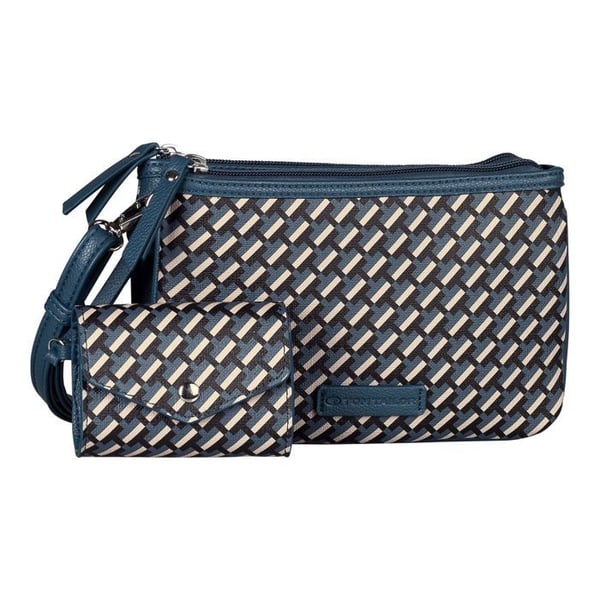 Axelväska - TOM TAILOR - Xenia Crossbody Bag S - Blå - 21x14x5 cm - Dam