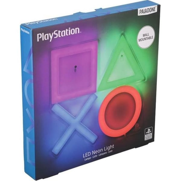 Inomhus ljusgirlang Paladone - PP13130PSVN - Playstation Väggmonterbart LED Neonljus Inomhus ljusgirlang Paladone - PP13130PSVN - Playstation Väggmonterbart LED Neonljus