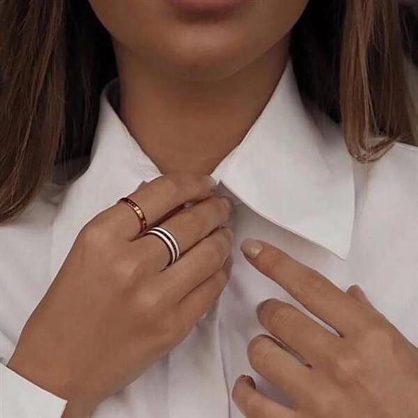 Ringur - DANIEL WELLINGTON - DW00400019 - Farve Rosa - Klassisk Stil - Størrelse 56