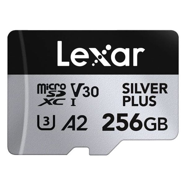 LEXAR MicroSDXC Silver Plus UHS-1 256Go R205/W150 V30