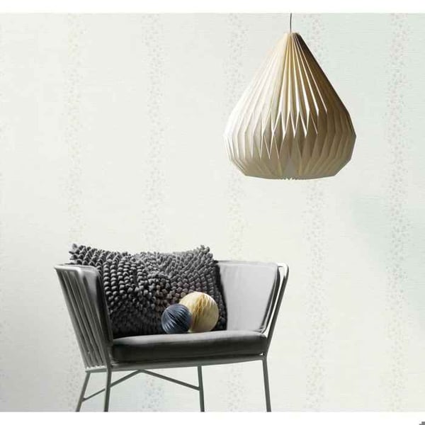 vinyl expanderad 13288-20 non-vävd tapet prickar cirklar 0,53 x 10,05 m Erismann Bestseller vit kräm