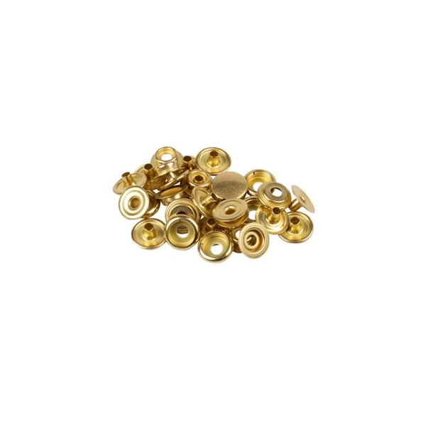 TRYCK UTAN SÖM TUNGT TYG 14MM 71633 GULD