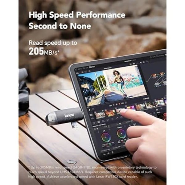LEXAR MicroSDXC Silver Plus UHS-1 256GB R205/W150 V30