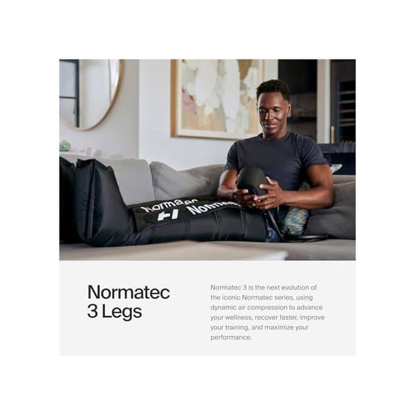 Genopretningssystem - HYPERICE - Normatec 3 - Dynamisk luftkompression - Autonomi 120 min - Trådløs