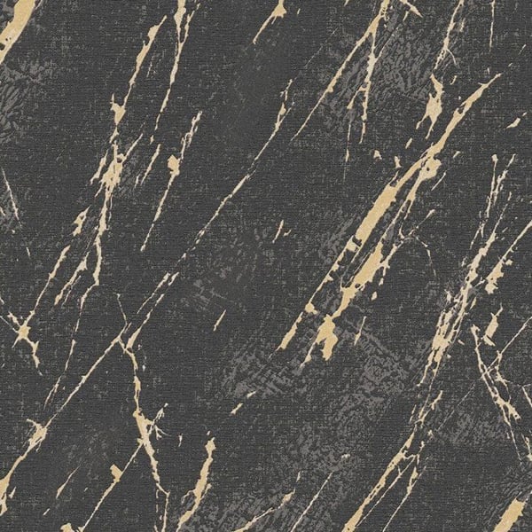 Tapet Giacomo Marmor M1-No.11040 Svart Guld Tadessi 10.05 m x 0.53 m