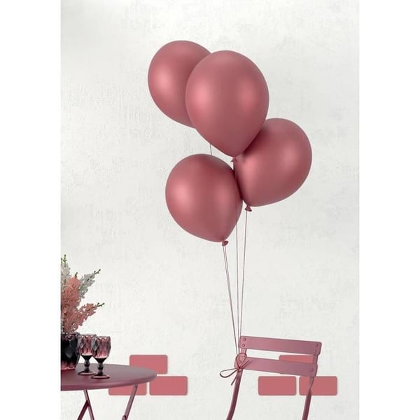 Ballong - LITEN CLOWN - Krom Ø 30 cm - Paket 10 - Rosa