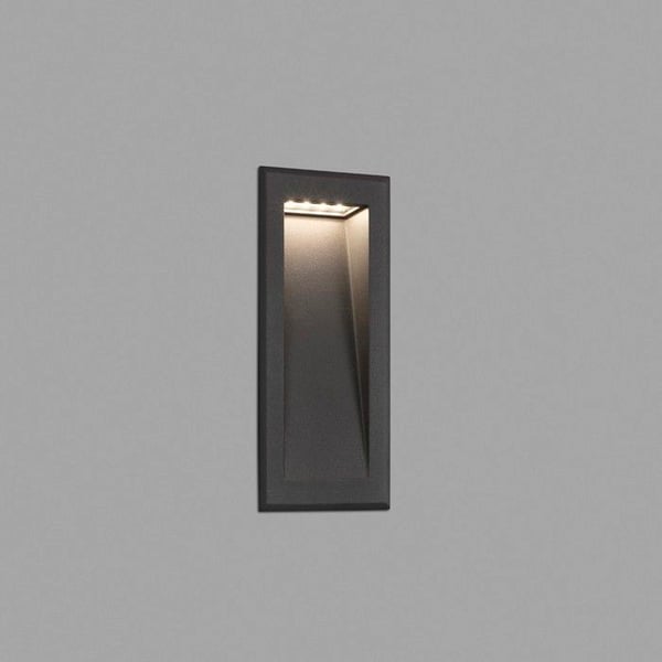 Inbyggd lampa - FARO - SOUN-2 - LED - Aluminium - IP65 - Mörkgrå