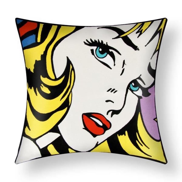 Kuddöverdrag - AVIZAR - 45x45 cm - Broderade - Flerfärgad - Chic Elegans