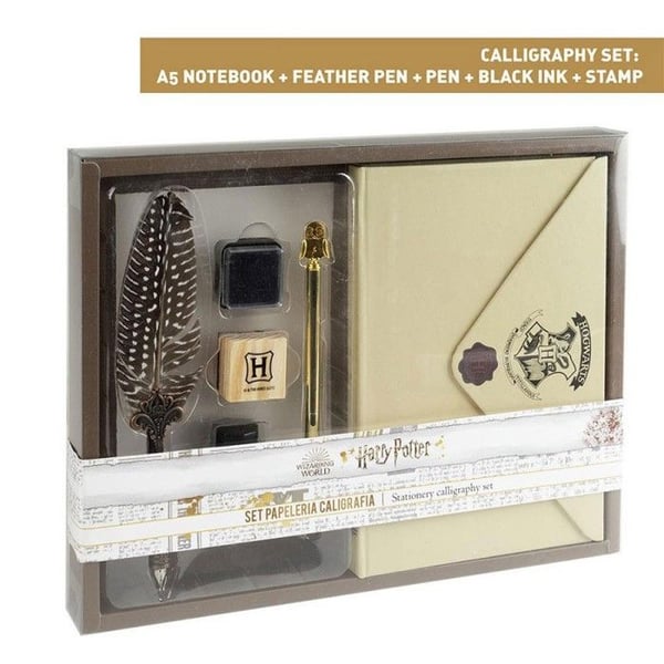 Set för kalligrafi och papper - HARRY POTTER - Brev - Beige - Barn - Kartong/Papper