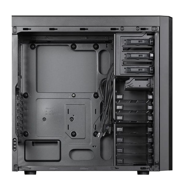 Chieftec tietokonekotelo CW-01B-OP Mid Tower musta - 0753263076977