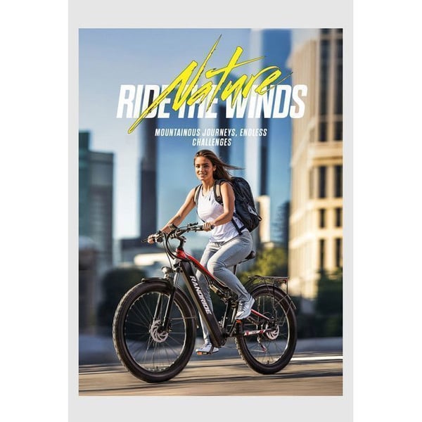 Sähköpyörä - RANDRIDE - YG90B - 1000 W - Akka 48V 17Ah - Kaikki - Renkaat 27,5"