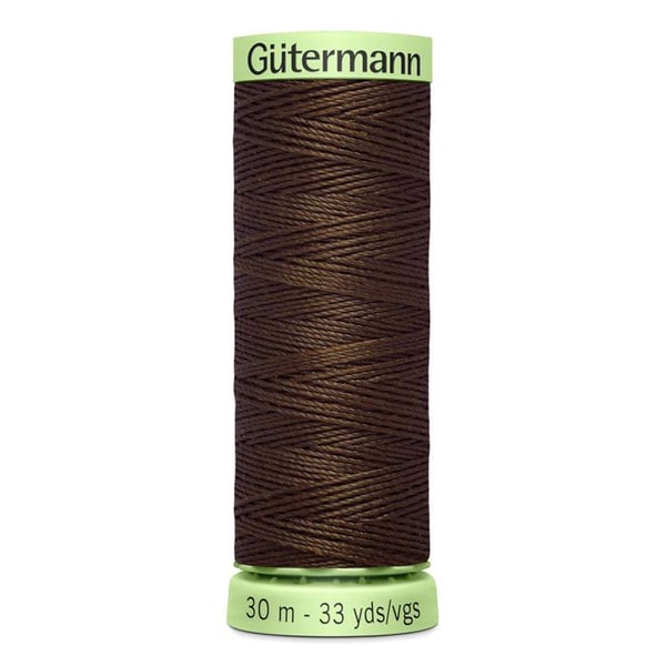 Lot 5x30m super stark polyester 100% - Att 694 - choklad