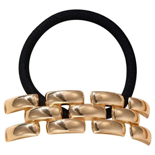 Hårsn Odd - AVIZAR - Kedja Riskorn - Guld Svart - Elegant - Bekväm