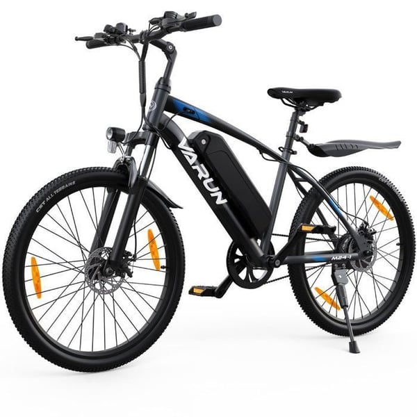 Elcykel VARUN M24-1 för vuxna, breda däck 24 tum, motor 250 W, batteri 36 V 7,8 Ah
