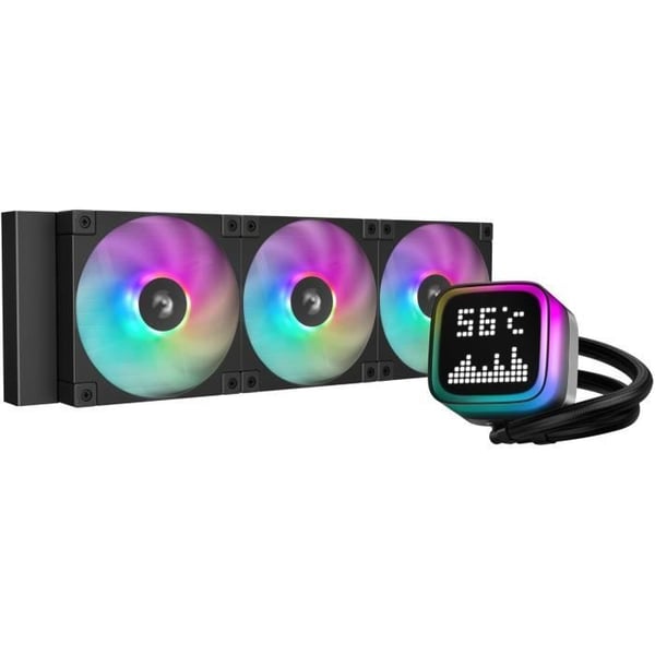 Vattenkylning AIO - DEEPCOOL LP360 - Fläktar 3x 120 mm ARGB - Svart