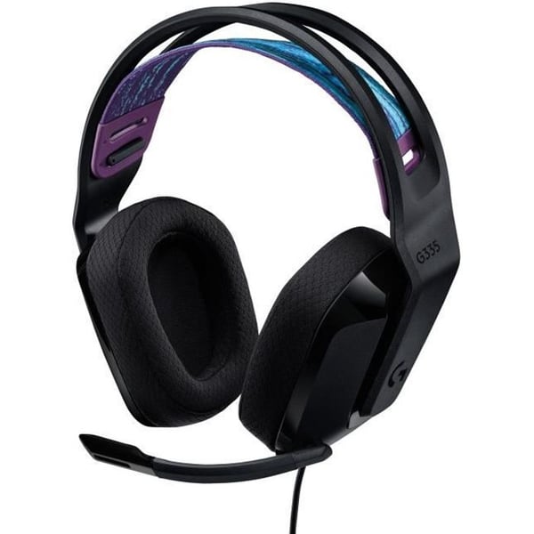 Gaming headset - Trådbunden - Logitech G - G335 - PS5, PS4, Xbox, Switch, PC - Svart