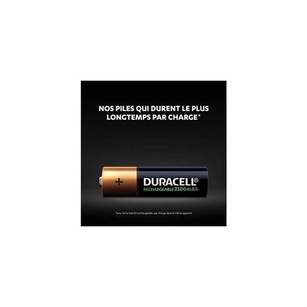 Duracell RCR AA X2 2500 MAH genopladeligt batteri
