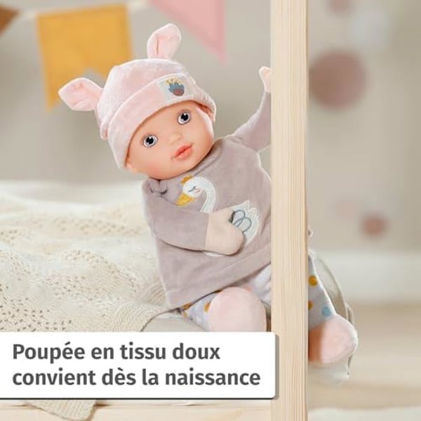 Docka - BABY ANNABELL - Sweetie Mauve - 30 cm - Inbyggd rangle - Både för flickor och pojkar