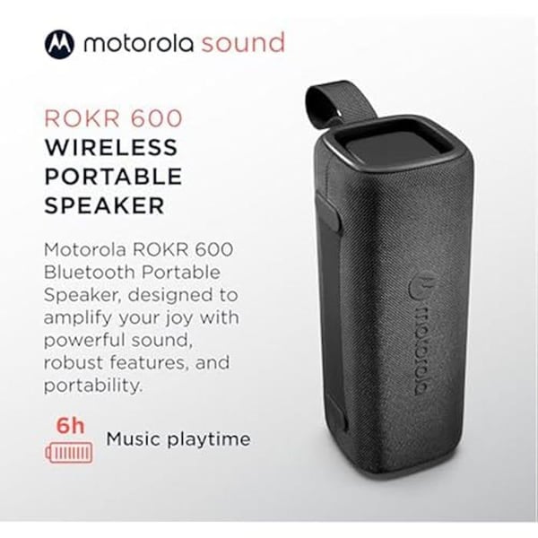 Trådlös Bluetooth-högtalare - MOTOROLA - ROKR 600 - 30 W - IP67 - Sändningsfunktion