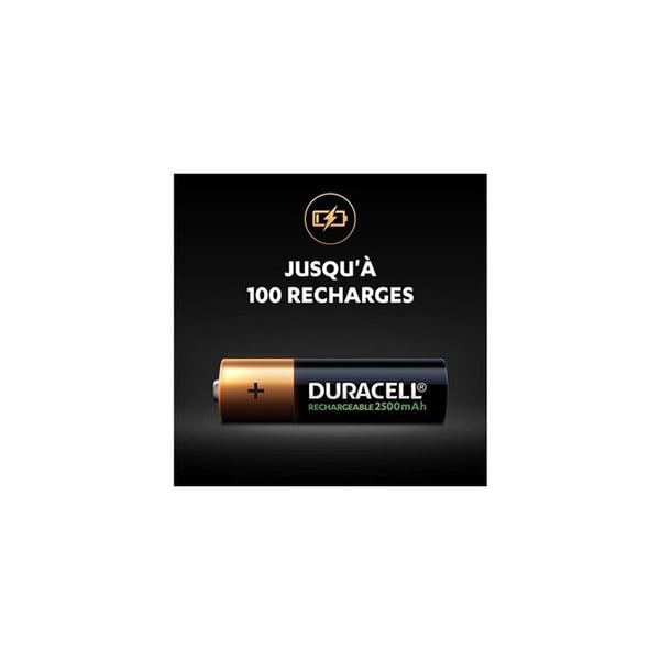 Duracell RCR AA X2 2500 MAH genopladeligt batteri