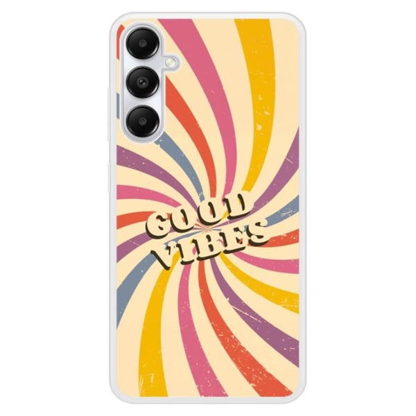 Coque i förstärkt silikon med tryck kompatibel med Samsung Galaxy A25 Good vibes