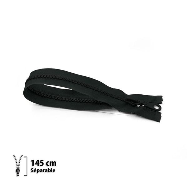 Z54 dragkedja - formgjuten 6mm Separbar - 145 cm